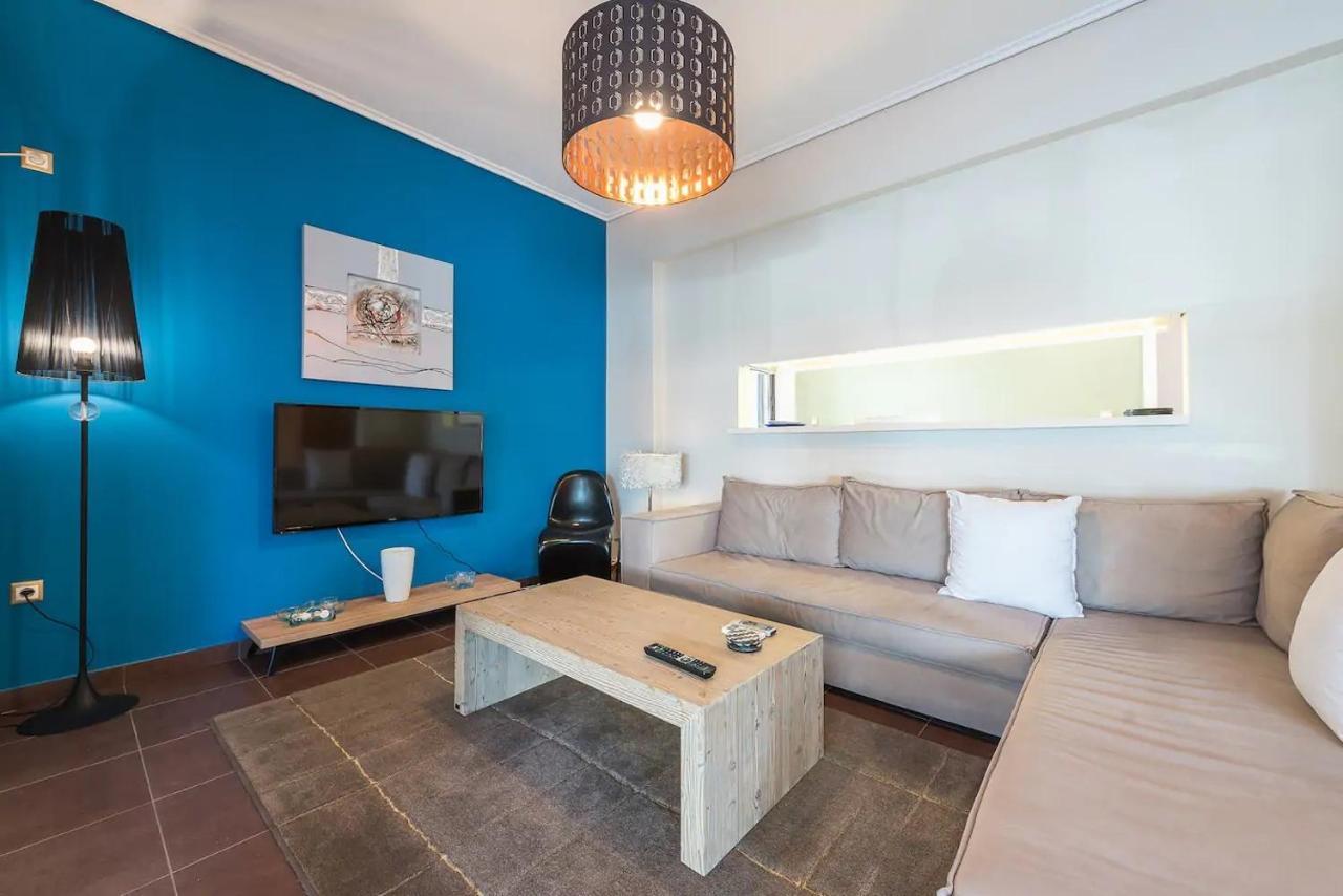 Glyfada Glass-Walled Designed Apt Athens Exterior photo